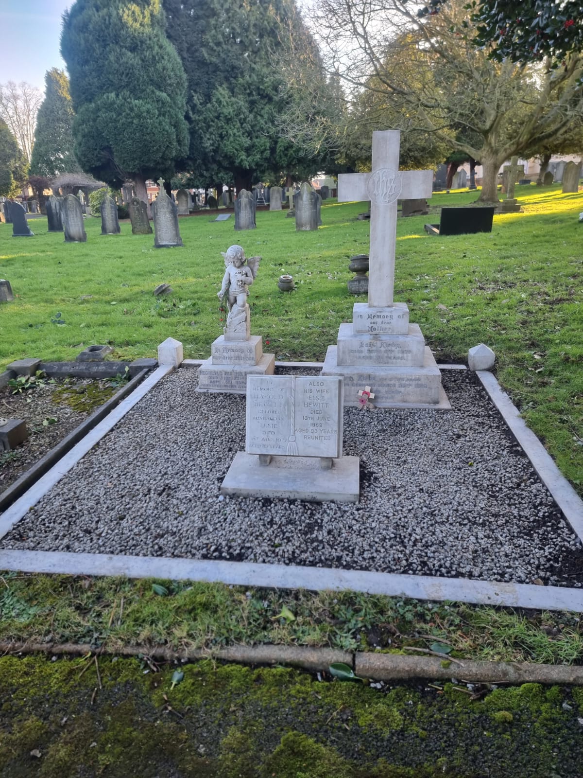 After monument cleaning - clean and respectful